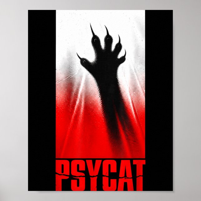 Cat Horror Movie Poster (Front)