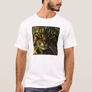 Cat Hypnotising Look Photo T-Shirt