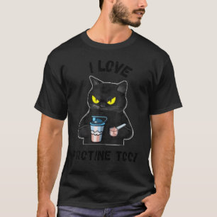 Cat I Love Protein Too Fun Gym Workout T-Shirt