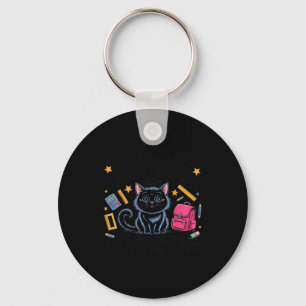 Cat I Survived 67 Days Of School Teachers Students Key Ring
