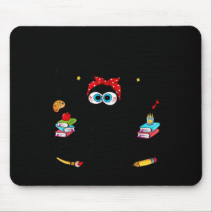 Cat I Survived 67 Days Of School Teachers Students Mouse Pad