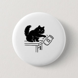 Cat Ice, Anti Trump 6 Cm Round Badge