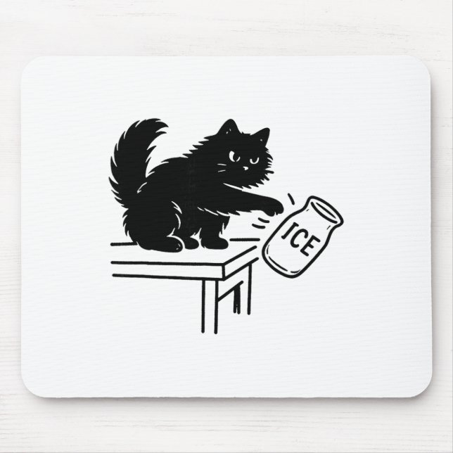 Cat Ice, Anti Trump  Mouse Pad (Front)
