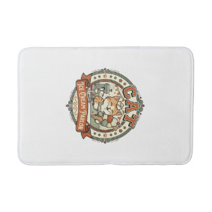 Cat Ice Cream Parlour Cat Ice Cream Parlour Cat Vi Bath Mat