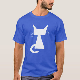 Cat icon animal pet outline boy T-Shirt
