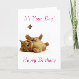 Cat image for birthday-greeting-card card