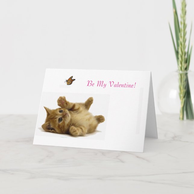 Cat image for Valentine's card (Front)