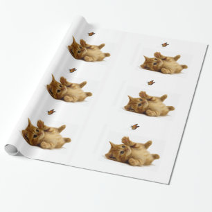 Cat image for wrapping-paper wrapping paper