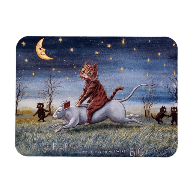 Cat Imagination, Louis Wain Magnet (Horizontal)