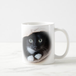 Cat in a bag coffee mug