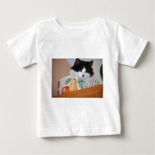 Cat in a Fruit Bowl Baby T-Shirt