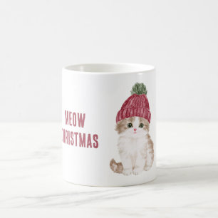 Cat In A Hat Christmas Coffee Mug