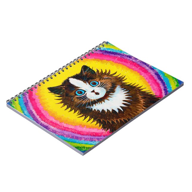 Cat in a Rainbow, Louis Wain Notebook (Left Side)