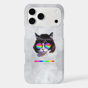 Cat in a Wig + Sunglasses (Painting #1 + RGB)