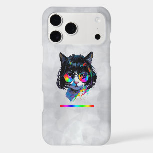 Cat in a Wig + Sunglasses (Painting #6 + RGB)