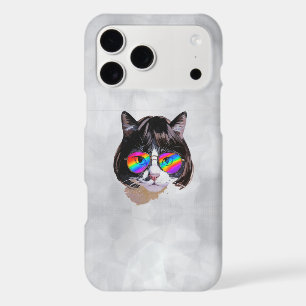 Cat in a Wig + Sunglasses (Painting #8)