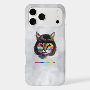 Cat in a Wig + Sunglasses (Painting #9 + RGB)