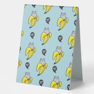 Cat in banana