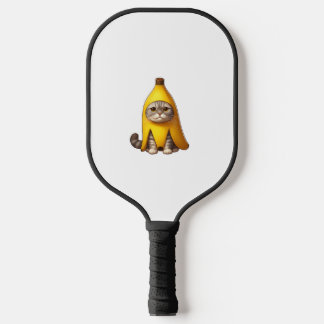 Cat in Banana Costume  Pickleball Paddle