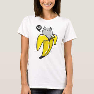 Cat in banana T-Shirt
