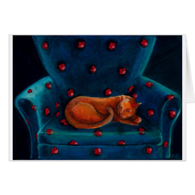 cat in chair (Front Horizontal)