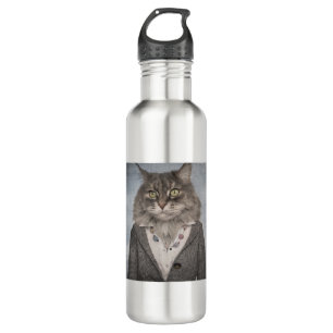 Cat In Clothes 710 Ml Water Bottle