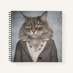 Cat In Clothes Notebook