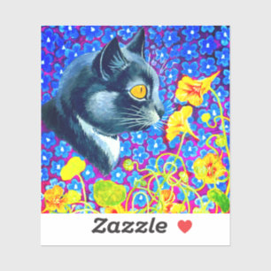 Cat in Flowers