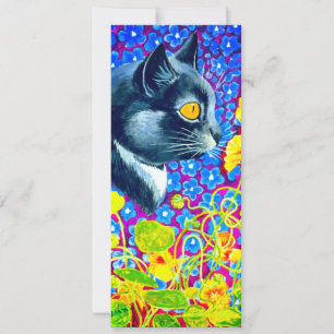 Cat in Flowers Invitation
