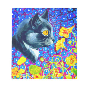 Cat in Flowers Notepad