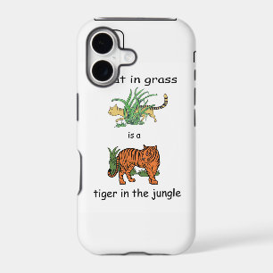 Cat in Grass is a Tiger in the Jungle