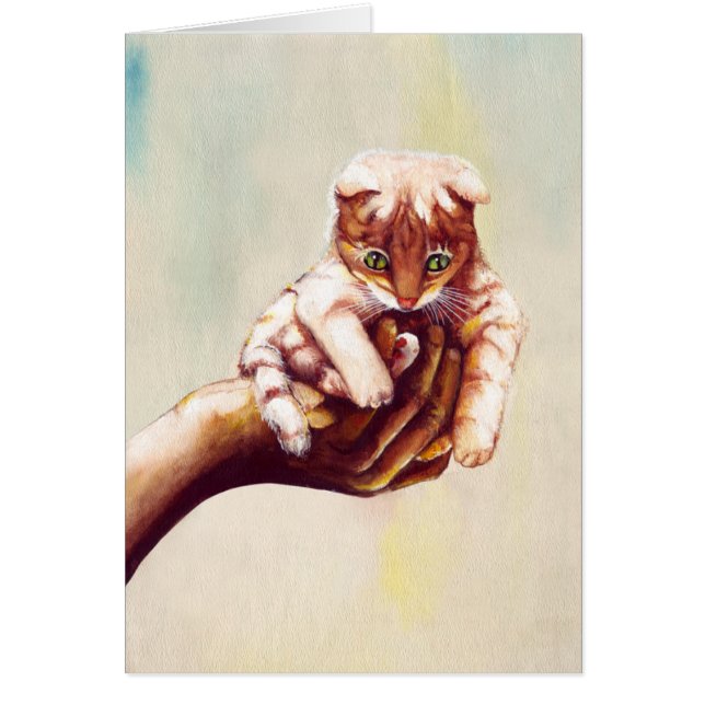 CAT IN HAND (Front)