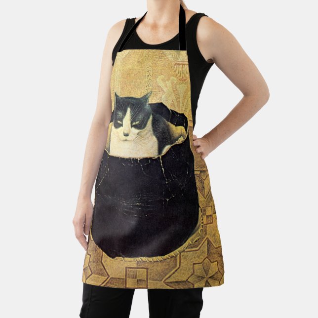 Cat in Hatbox, Solomon Meijer Apron (Insitu)