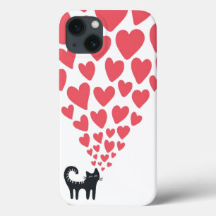 Cat in Love iPhone 13 Case
