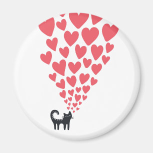 Cat in Love Magnet