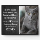 Cat In Loving Memory Photo Rustic Memorial