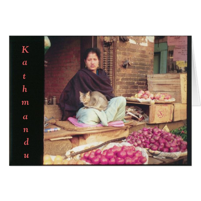 Cat in Market (Front Horizontal)