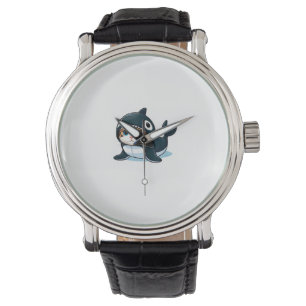 Cat in Orca Costume Tank Top Watch
