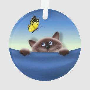 Cat in Pocket Ornament