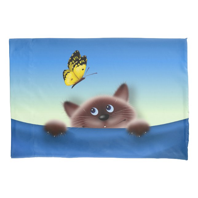 Cat in Pocket Pillowcase (Front)