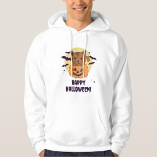 Cat In Pumpkin Sweet Cats Happy Halloween Hoodie