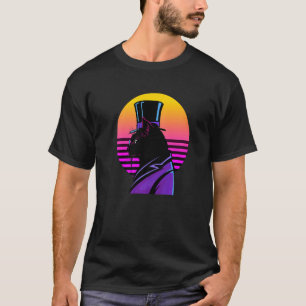 Cat in Purple Tuxedo Top Hat and Eye Glass in Suns