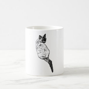 Cat in Quiet Contemplation Coffee Mug