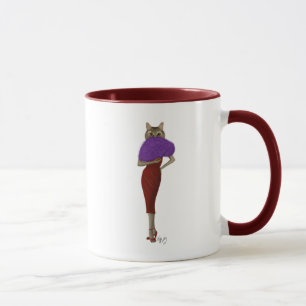 Cat In Red Dress Mug