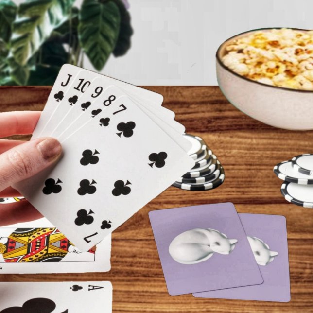 Cat In Repose-3 Playing Cards (A deck of cards designed in memory, of your favorite cat!)