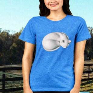 Cat In Repose-3 T-Shirt Tri-Blend Shirt
