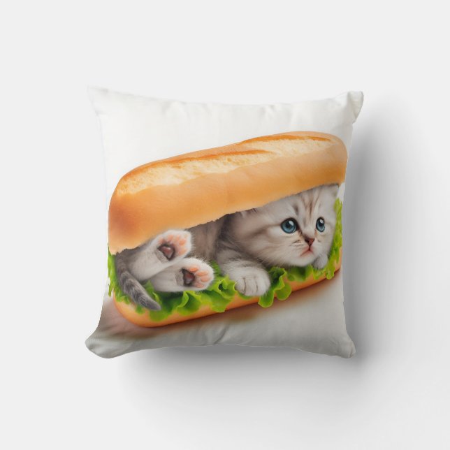cat in sandwich cushion (Front)