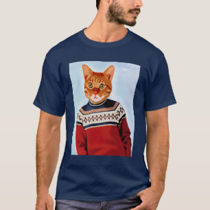 Cat in Ski Sweater