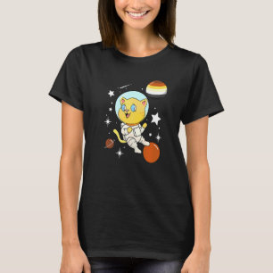 Cat In Space Gay Bear Pride T-Shirt