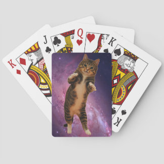 Cat in space - playing cards